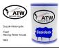 Preview: Suzuki-Motorcycle, Pearl Racing White Tricoat, RB5: 500ml Lackdose, von ATW Autoteile West.